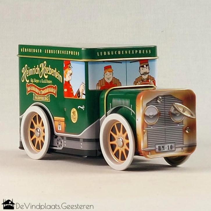 Heinrich Haeberlein Lebkuchen - old timer blik met speeldoos, Verzamelen, Blikken, Zo goed als nieuw, Koek(jes), Overige merken