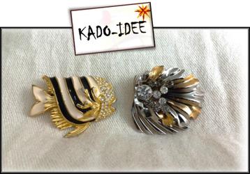 Broches jaren ’80    @     € 15,= per stuk  beschikbaar voor biedingen