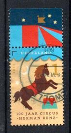 ‹(•¿•)› nl # j0983 circus renz tab, Ophalen of Verzenden, Na 1940, Gestempeld