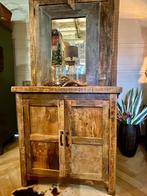 Barnhouten kast/dressoir (nieuw)., Ophalen, Met deur(en), Nieuw, 50 tot 100 cm