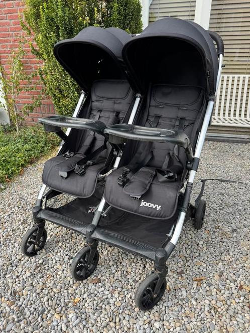Als nieuw! Joovy x2 tweelingbuggy, Kinderen en Baby's, Tweelingen en Meerlingen, Zo goed als nieuw, Kinderwagen of Buggy, Ophalen
