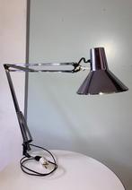 Vintage chroom architectenlamp bureaulamp, Ophalen of Verzenden, Gebruikt, Metaal, Minder dan 50 cm