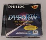 10 stuks Philips DVD-RW 4,7 GB - 120 minuten - Rewritable, Computers en Software, Beschrijfbare discs, Philips, Herschrijfbaar