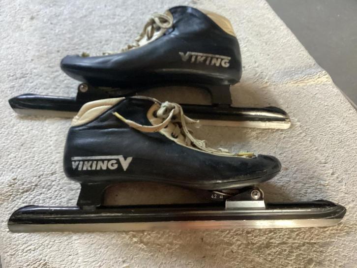 Viking marathon nagano special klapschaatsen 42 43 44, Sport en Fitness, Schaatsen, Zo goed als nieuw, Noren, Viking, Klapschaats