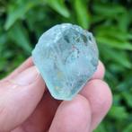 Zeldzame blauwe topaas met beëindigingen., Ophalen of Verzenden, Mineraal