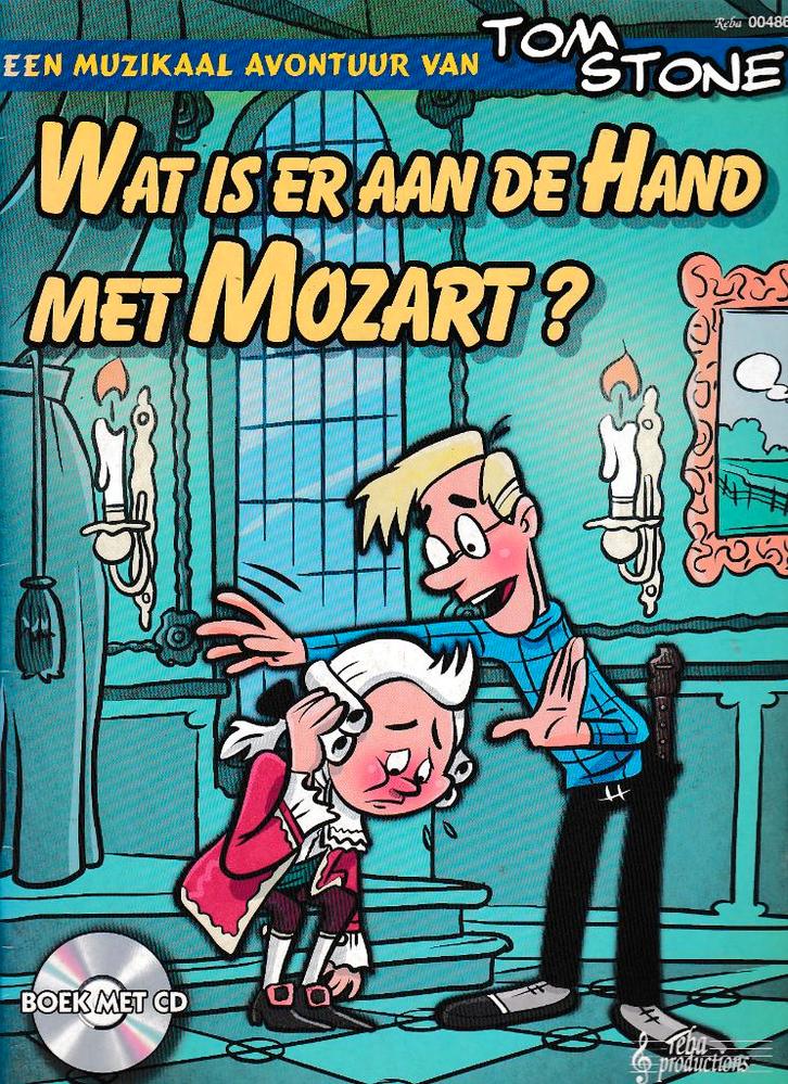 Wat is er aan de hand Met Mozart Tom Stone Met CD ( 6934, Muziek en Instrumenten, Bladmuziek, Gebruikt, Artiest of Componist, Verzenden
