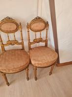 Antieke 19e eeuwse boudoir stoeltjes p/st 75 euro, Ophalen