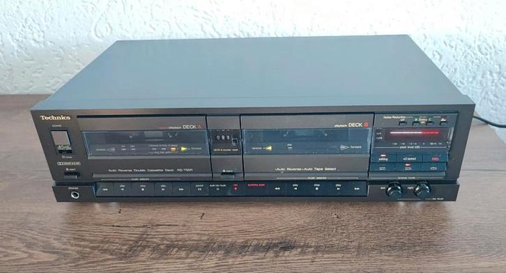 Technics RS-T55R Dubbel Cassettedeck, Audio, Tv en Foto, Cassettedecks, Dubbel, Overige merken, Auto-reverse, Tape counter, Ophalen