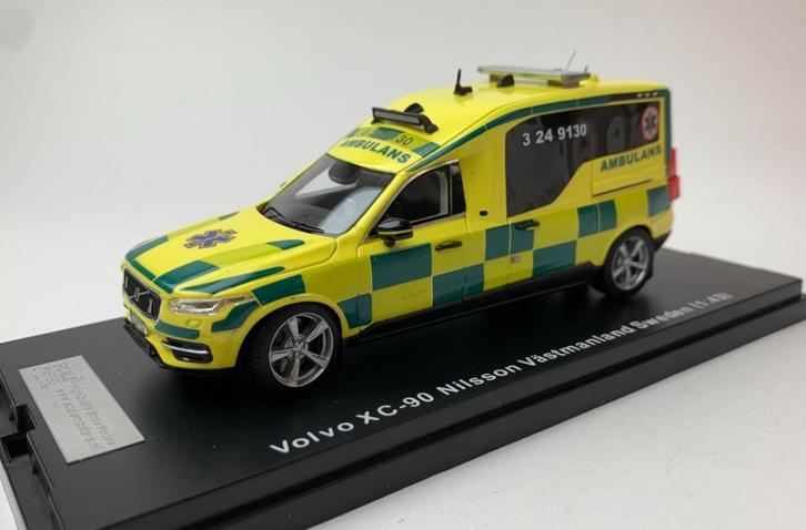 Scale Master 1:43 Volvo XC-90 Nilsson Vastmanland ambulance, Hobby en Vrije tijd, Modelauto's | 1:43, Nieuw, Auto, Overige merken