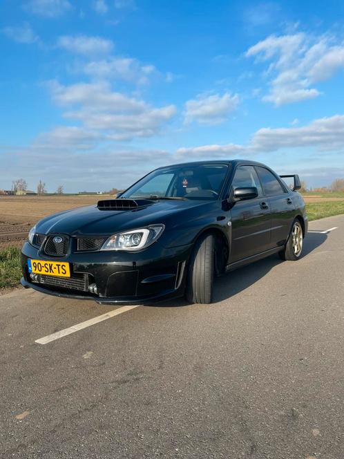 Subaru Impreza 2.0 liter turbo 323PK!! AWD 2006 Zwart., Auto's, Subaru, Impreza, ABS, Airbags, Airconditioning, Bluetooth, Elektrische buitenspiegels