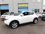 Nissan Juke 1.6 Visia met trekhaak, Voorwielaandrijving, Euro 5, 4 cilinders, Wit