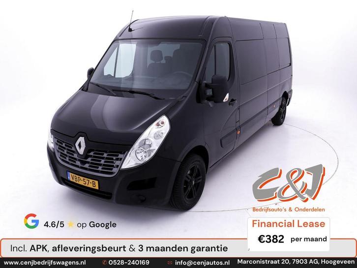 Renault Master T35 2.3 dCi L3H2 Energy Dubbel Cabine Airco L, Auto's, Bestelauto's, Bedrijf, Te koop, ABS, Achteruitrijcamera