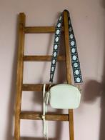 Ecru tasje met 2 hengsels, Ophalen of Verzenden, Zo goed als nieuw