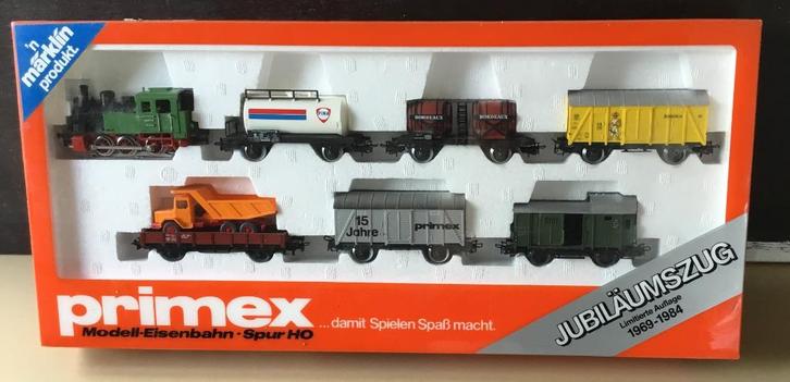 Primex Märklin H0 # 2760 Jubileumstrein 7-delig 1984 N in OV, Hobby en Vrije tijd, Modeltreinen | H0, Nieuw, Treinset, Wisselstroom