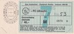 Ticket – Ajax-FC Utrecht – Olympisch Stadion – 10 mei 1995, Tickets en Kaartjes, Mei, Losse kaart, Eén persoon