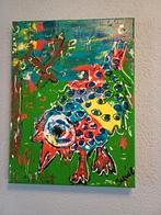 Kleurrijk Kip Schilderij - 30x40 cm, Ophalen of Verzenden