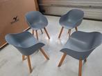 4 kuip stoelen, Ophalen, Kunststof, Gebruikt, Modern