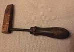 Vintage koperen soldeerbout met houten handvat, Ophalen of Verzenden
