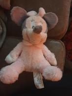 Knuffel minnie mouse met rammelaar, disney, Ophalen of Verzenden, Overige figuren, Zo goed als nieuw, Knuffel