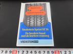 sticker vredestein auto banden sprint ST70 bredere band *, Ophalen, Zo goed als nieuw, Bedrijf of Vereniging
