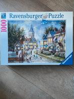 Ravensburger Puzzel 1000 stukjes - Dorpsgezicht, Ophalen of Verzenden, 500 t/m 1500 stukjes, Zo goed als nieuw, Legpuzzel