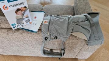 Ergobaby 360 draagzak, grijs, gebruikt, maar nog netjes beschikbaar voor biedingen