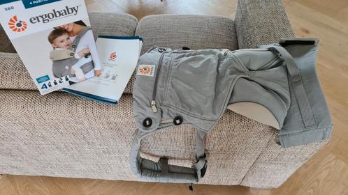 Ergobaby 360 draagzak, grijs, gebruikt, maar nog netjes, Kinderen en Baby's, Babydragers en Draagdoeken, Gebruikt, Draagzak, Buik, Rug of Zij