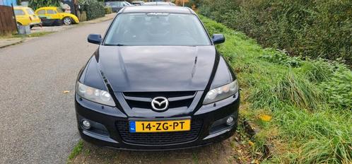 Mazda 6 2.3 MPS Sedan 2008 Zwart, Auto's, Mazda, Particulier, Radio, Benzine, Sedan, Handgeschakeld, Origineel Nederlands, Zwart