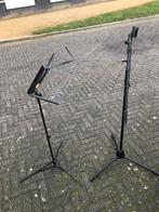 Microfoon standaard met standaard lezen, Muziek en Instrumenten, Standaards, Ophalen of Verzenden, Zo goed als nieuw, Microfoon