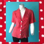 Apart blouse rood met witte polka dot maat 38, Maat 38/40 (M), Verzenden, Zo goed als nieuw, Rood