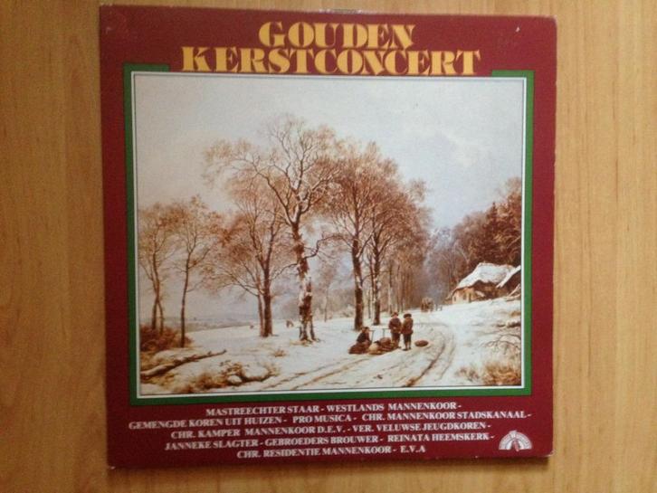 LP Kerstmis , Gouden Kerstconcert, Diversen, Kerst, Gebruikt, Verzenden
