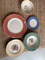 Diverse borden wedgwood sarah s garden., Ophalen, Porselein, Wedgwood, Bord(en)