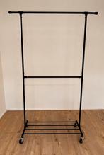 Stevig kledingrek op wielen, zwart, zgan, Kleding | Dames, Kledingrekken, Ophalen, Zo goed als nieuw