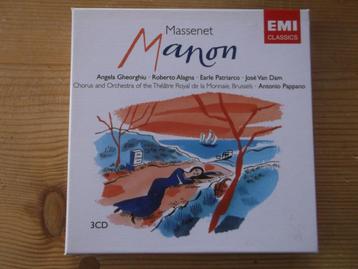 Massenet~Manon~Gheorghiu/Alagna/Pappano~EMI 3 CDs beschikbaar voor biedingen