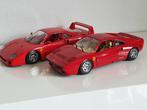 Bburago 2 Ferrari auto's F40 1987 en GTO 1984 €, Ophalen of Verzenden, Bburago, Zo goed als nieuw, Auto