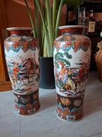 Chinese vazen 2 stuks 45cm hoog, Huis en Inrichting, Woonaccessoires | Vazen, Ophalen, Zo goed als nieuw, Overige kleuren, Minder dan 50 cm