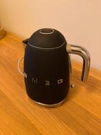 SMEG waterkoker mat zwart, 1 tot 2 liter, Ophalen of Verzenden, Zo goed als nieuw