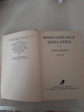 Mario Ferraro's Ijdele Liefde - 1937 beschikbaar voor biedingen