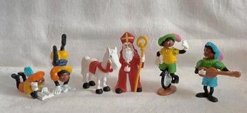 Sinterklaas met Ozosnel en zwarte Pietjes Blokker (set1) beschikbaar voor biedingen