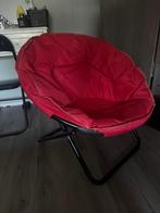 Rode zit stoel, Huis en Inrichting, Stoelen, Ophalen, Zo goed als nieuw, Rood, Eén