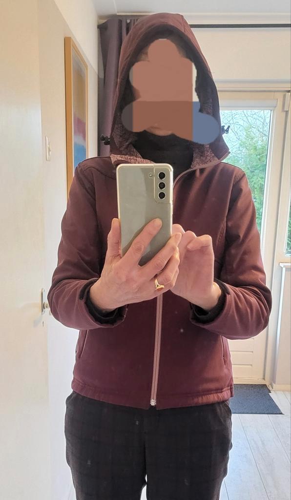 Softshell jack Meru 38, Kleding | Dames, Jassen | Winter, Gedragen, Maat 38/40 (M), Rood, Ophalen of Verzenden