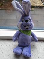 Konijn haas paashaas merk Milka paars met groene, Kinderen en Baby's, Speelgoed | Knuffels en Pluche, Ophalen of Verzenden, Zo goed als nieuw