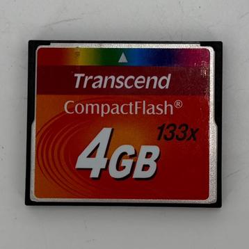 Transcend CompactFlash 4GB 133x – Geheugenkaart beschikbaar voor biedingen