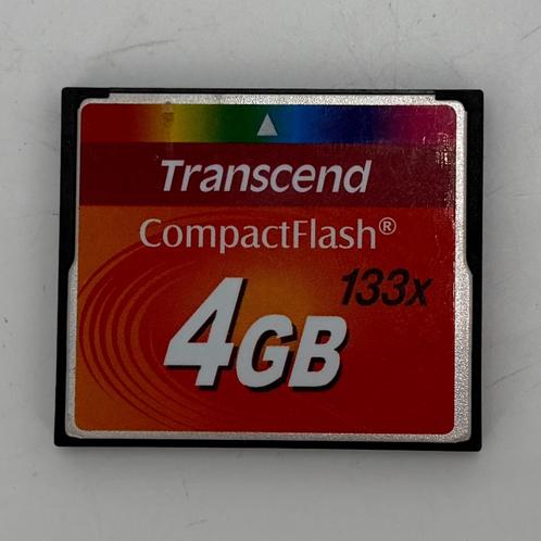 Transcend CompactFlash 4GB 133x – Geheugenkaart, Audio, Tv en Foto, Fotografie | Geheugenkaarten