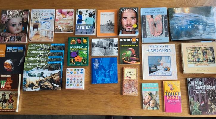 Laatste kans: partij 33 boeken diverse onderwerpen € 12,50, Boeken, Partijen en Verzamelingen, Gelezen, Ophalen of Verzenden