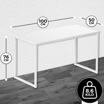 Bureau - Bureau Wit - Computerbureau - Computer Tafel - beschikbaar voor biedingen
