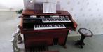 Elektronisch Orgel met Bankje en Bladmuziek, Ophalen, Gebruikt, 2 klavieren, Orgel
