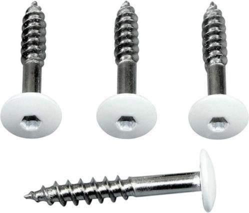 50 -100 st Trespa schroeven RVS WIT (RAL 9010) 25 mm woning, N, N, Nieuw, Ophalen of Verzenden