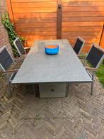 GRATIS - Tuintafel van natuursteen, Tuin en Terras, Ophalen, Gebruikt, Rechthoekig, Overige materialen