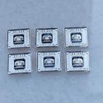 6 x1 gram 999 zilver geiger, Postzegels en Munten, Edelmetalen en Baren, Ophalen of Verzenden, Zilver